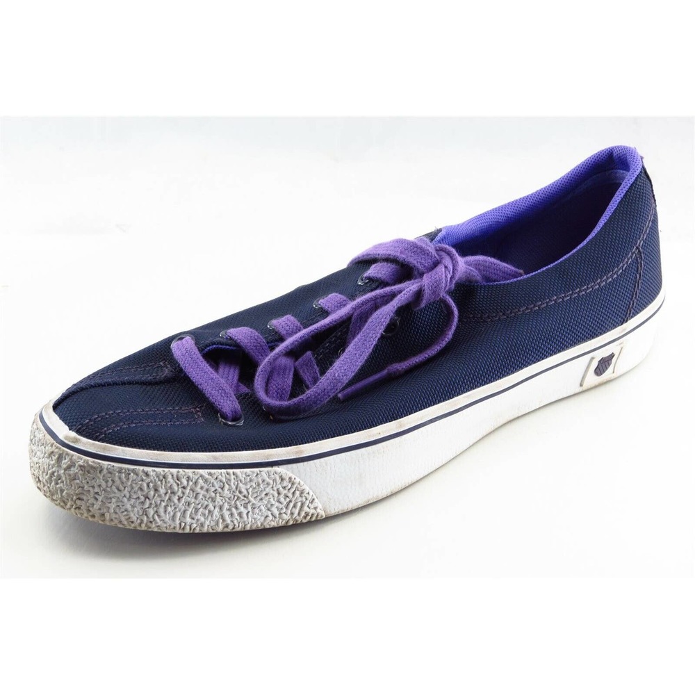 K-Swiss Women Sz 8.5 M‎ Purple Lace Up Low Top Fabric Shoe